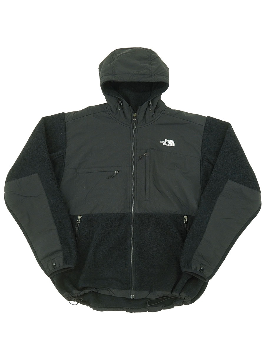 00's THE NORTH FACE ''DENALI'' フリースパーカ ブラック×ブラック 表記(XL)
