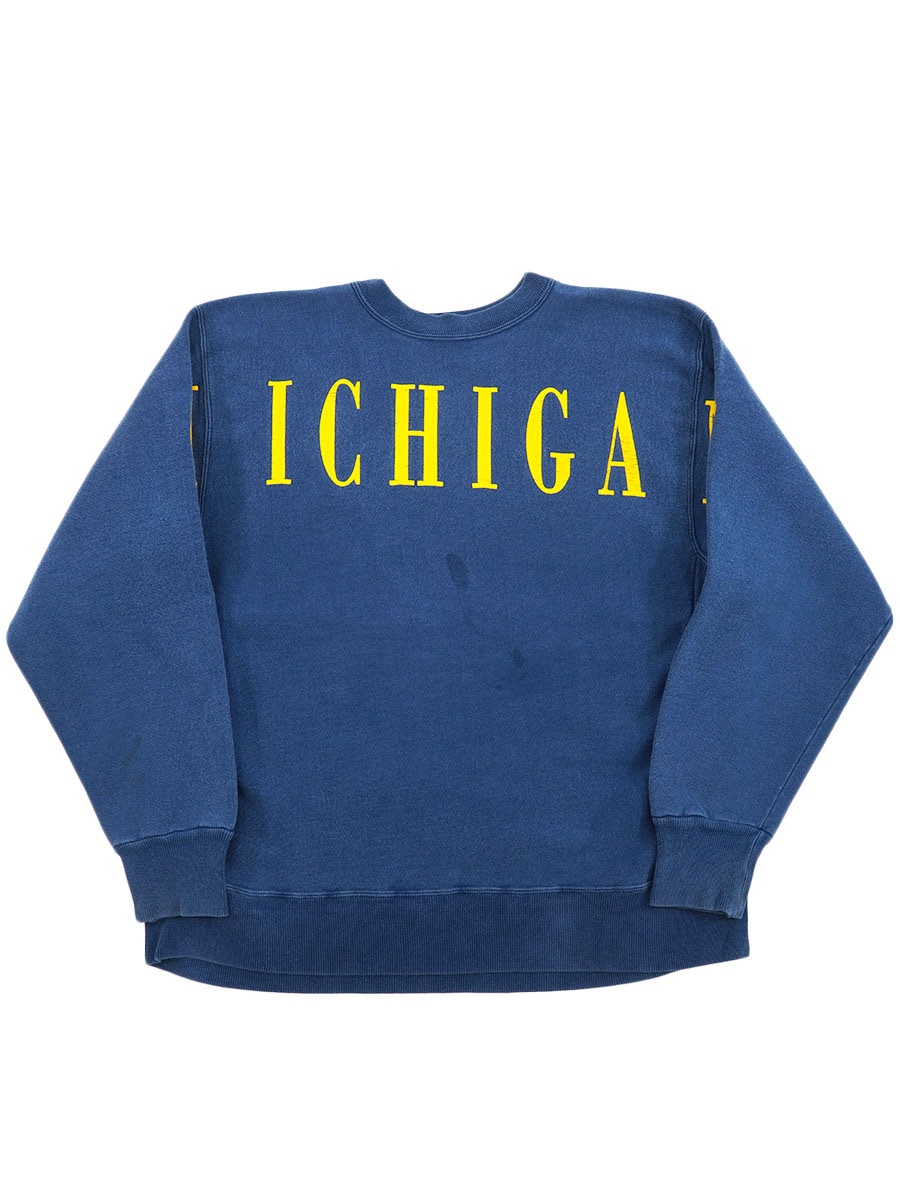 90's Crable Sportswear ''MICHIGAN'' RWタイプスウェット ネイビー