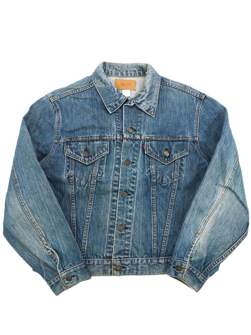 70's Levi's 70505 スモールe デニムジャケット インディゴ 実寸(42位