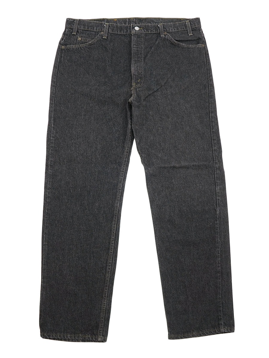 90's Levi's 505 先染めブラック デニムパンツ USA製 表記(42x32