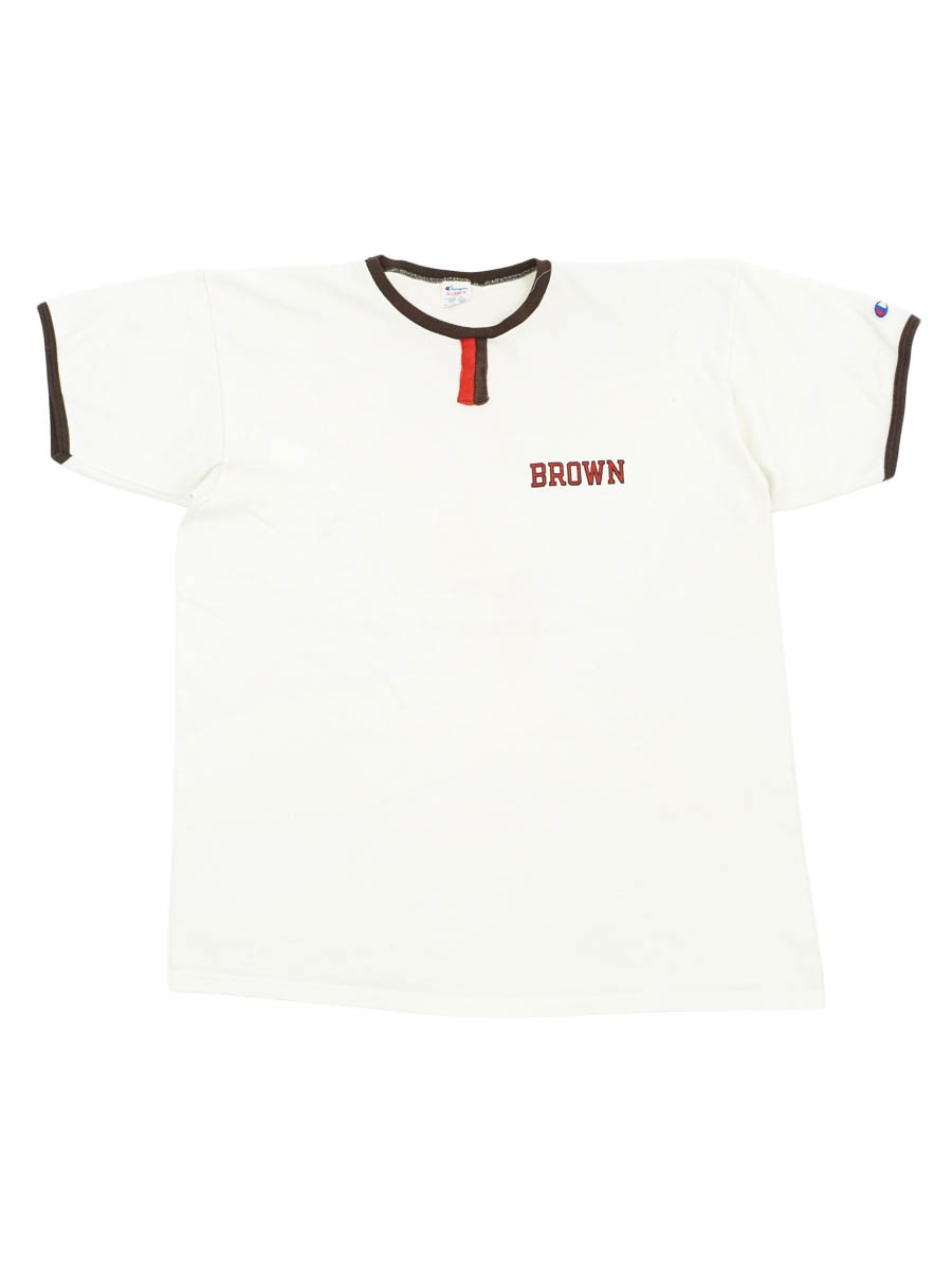 80's トリコタグ チャンピオン ''BROWN'' チョコチン リンガーTシャツ