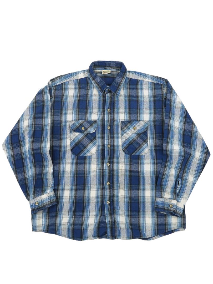 90's FIVEBROTHER 好配色チェック フランネルシャツ ビッグサイズ
