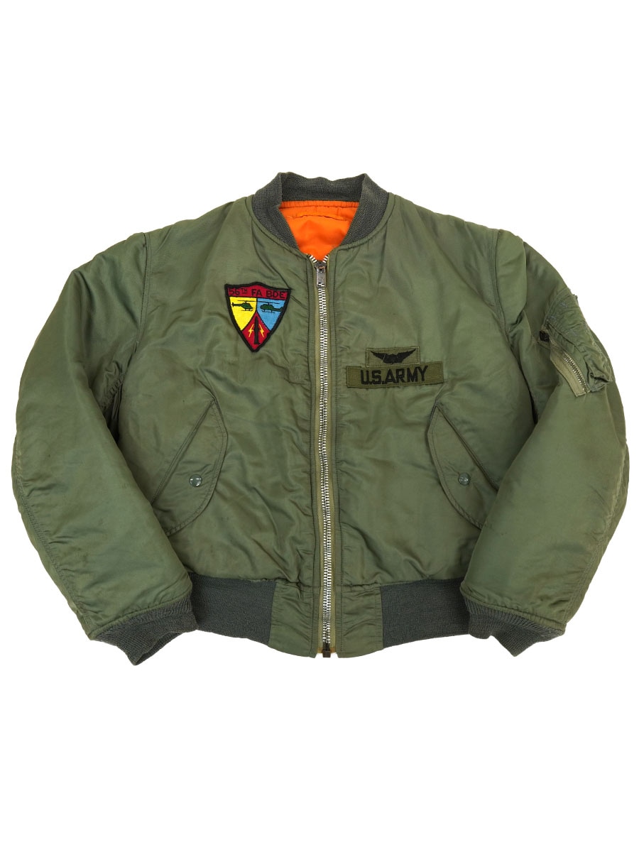 '71 U.S. AIR FORCE MA-1 MIL-J-8279E フライトジャケット 表記(MEDIUM) ARMYワッペン
