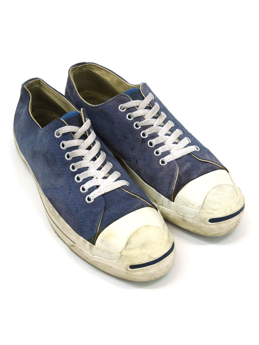 90's コンバース ジャックパーセル スエード ブルー 実寸(10 1/2位) USA製