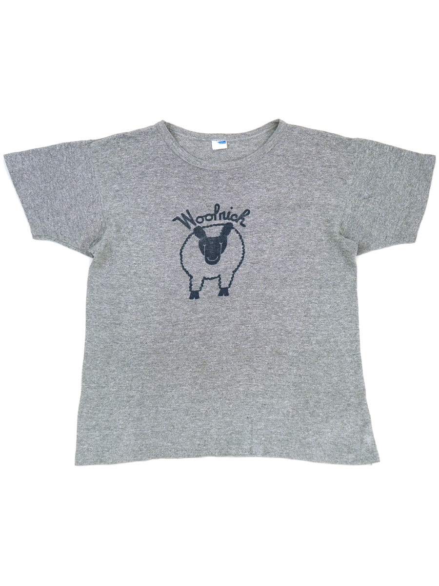 70's バータグ チャンピオン ''Woolrich'' 両面プリント Tシャツ