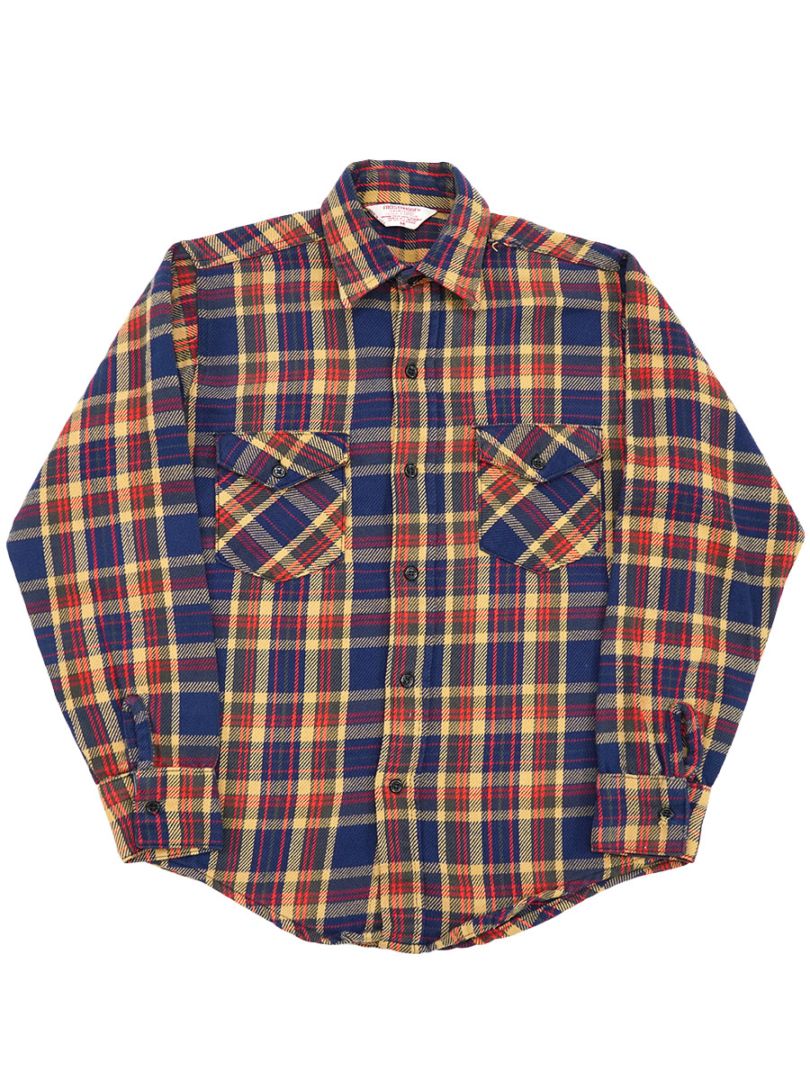 70's FROSTPROOF 好配色チェック フランネルシャツ 表記(M) | NEW ITEM