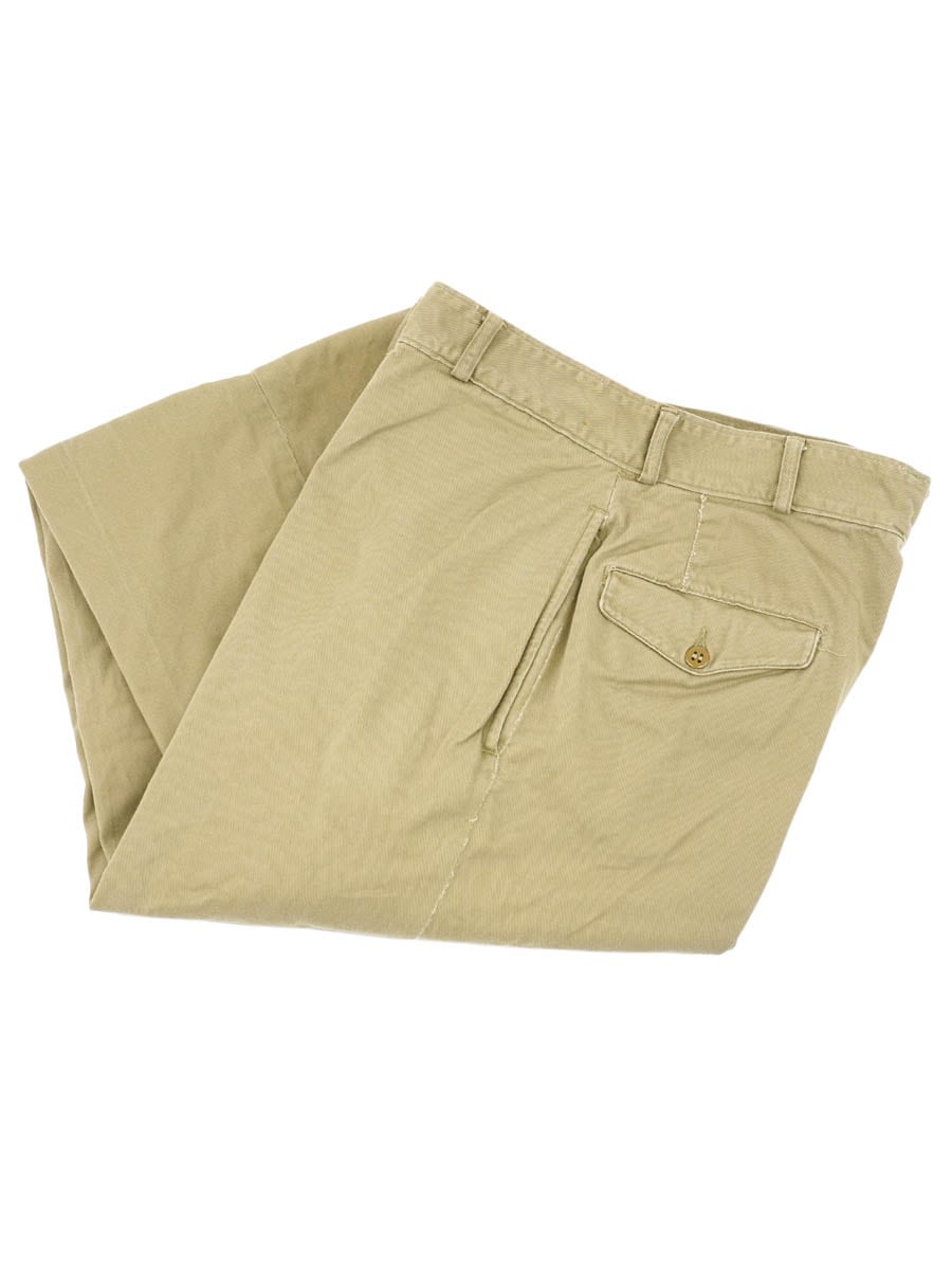 '61 USMC チノトラウザーズ ボタンフライ 実寸(31x31位)