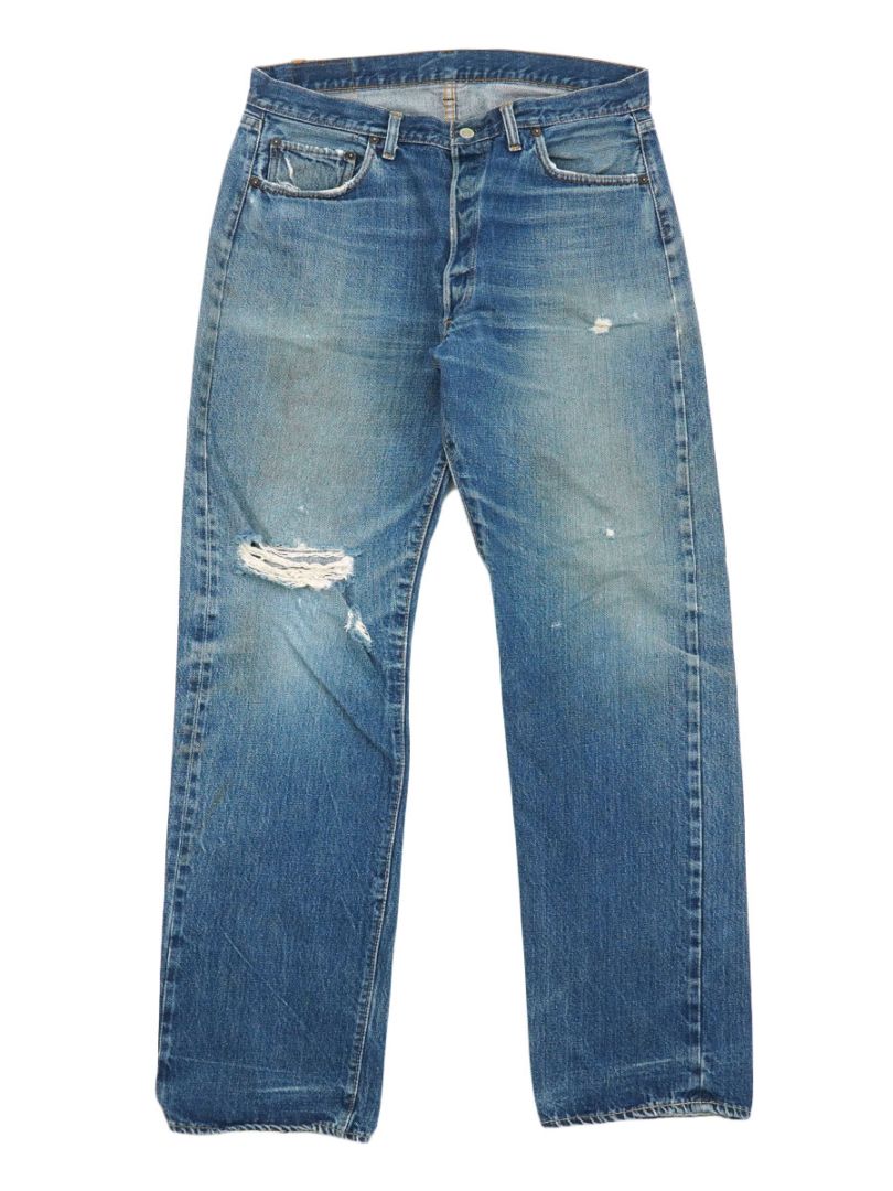 70's Levi's 501 66前期 デニムパンツ 味あり良雰囲気 実寸(36x33位)