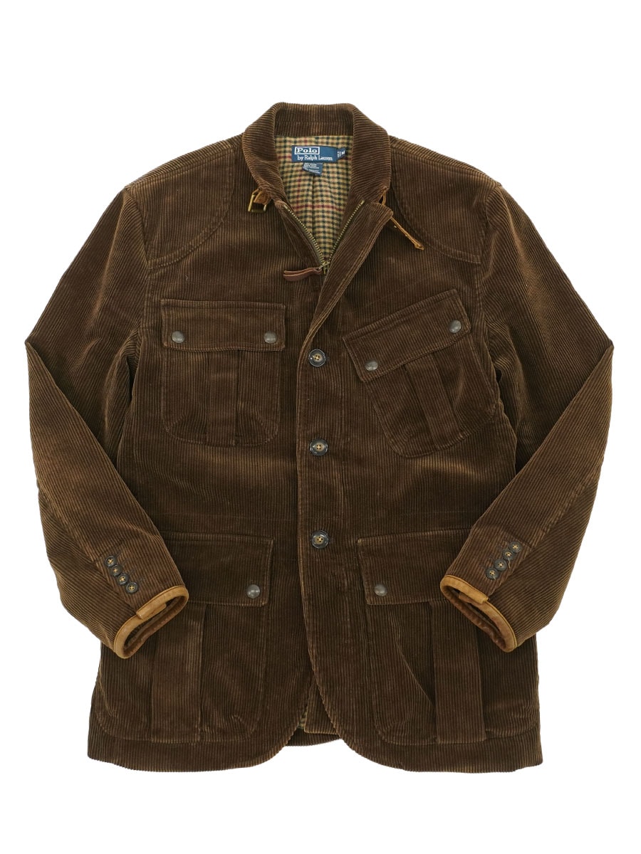 ラルフローレン インターナショナルタイプ コーディロイ ジャケット 茶 表記(M)