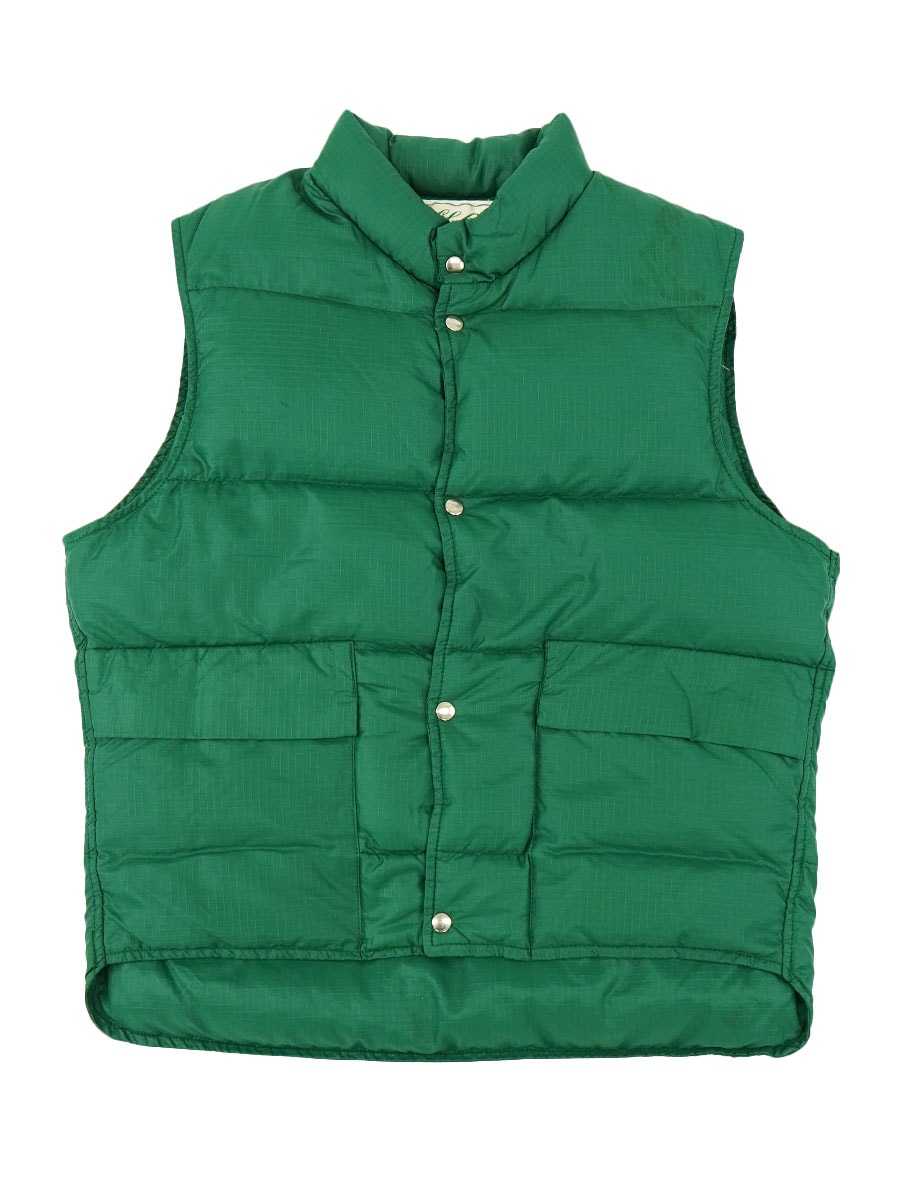 70's～ L.L.BEAN RIPSTOP DOWN BEST GREEN (SIZE.MEDIUM) 
