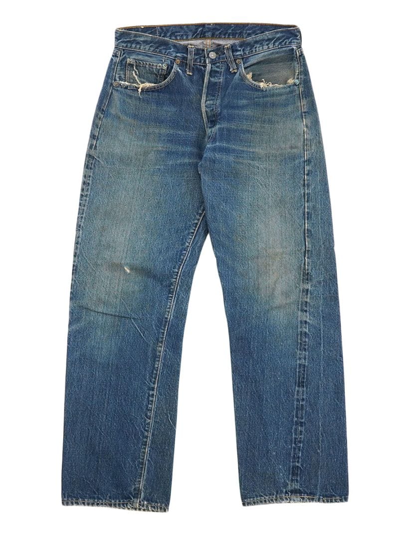 60's Levi's 501 BIG-E Sタイプ デニムパンツ 薄ヒゲ 良色落ち 表記