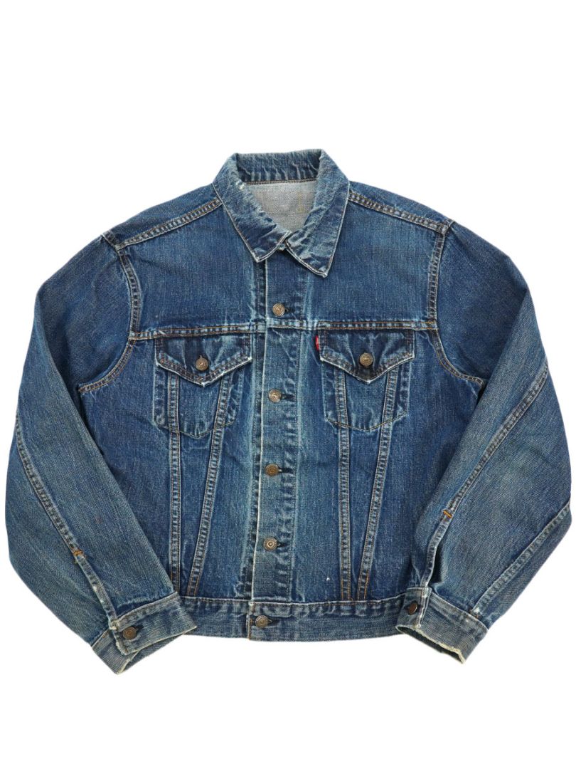 60's Levi's 70505 BIG-E デニムジャケット 良色落ち 実寸(42位)