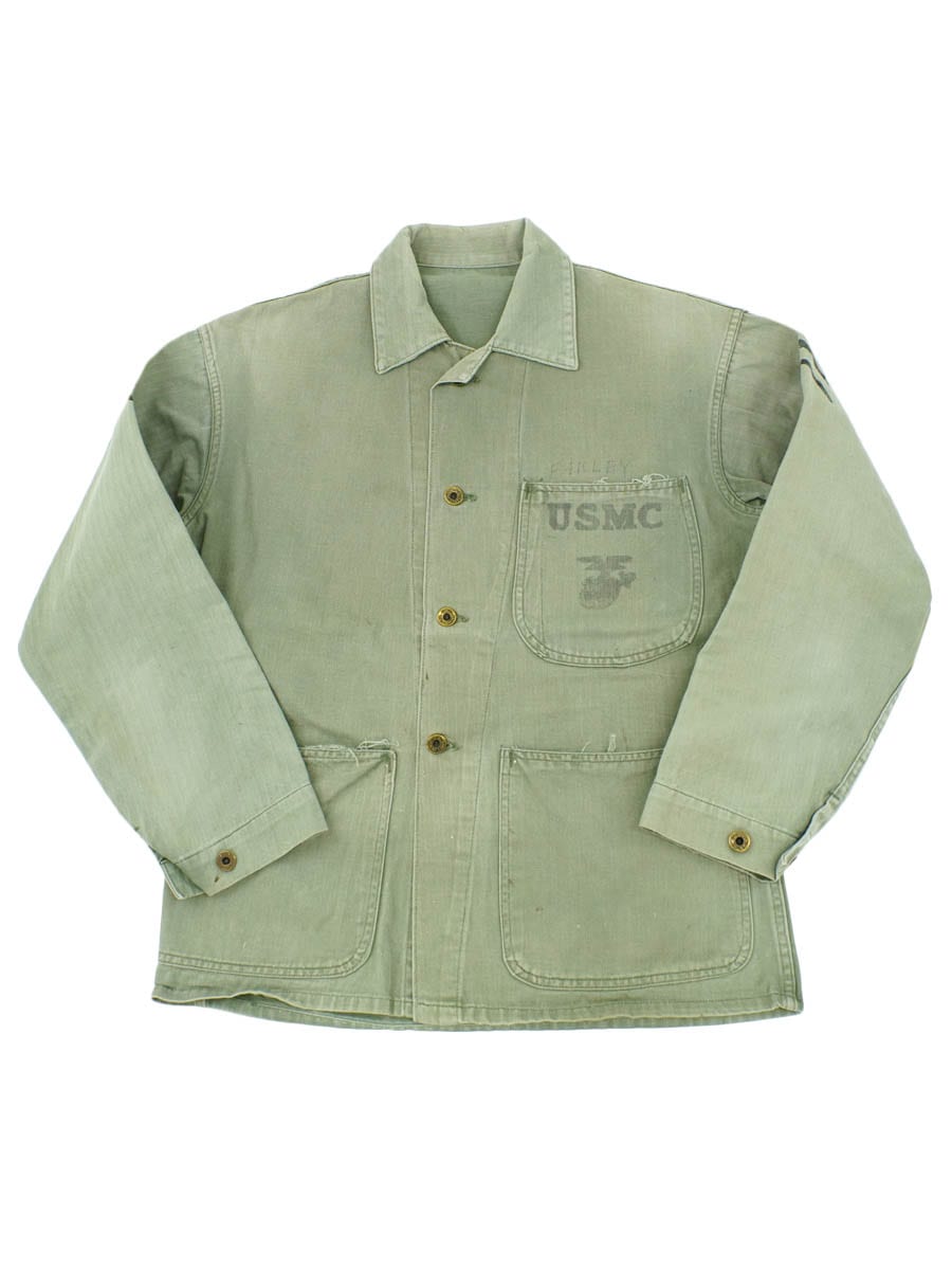 40's USMC P-47 HBTジャケット 実寸(38位) ステンシル | NEW ITEM