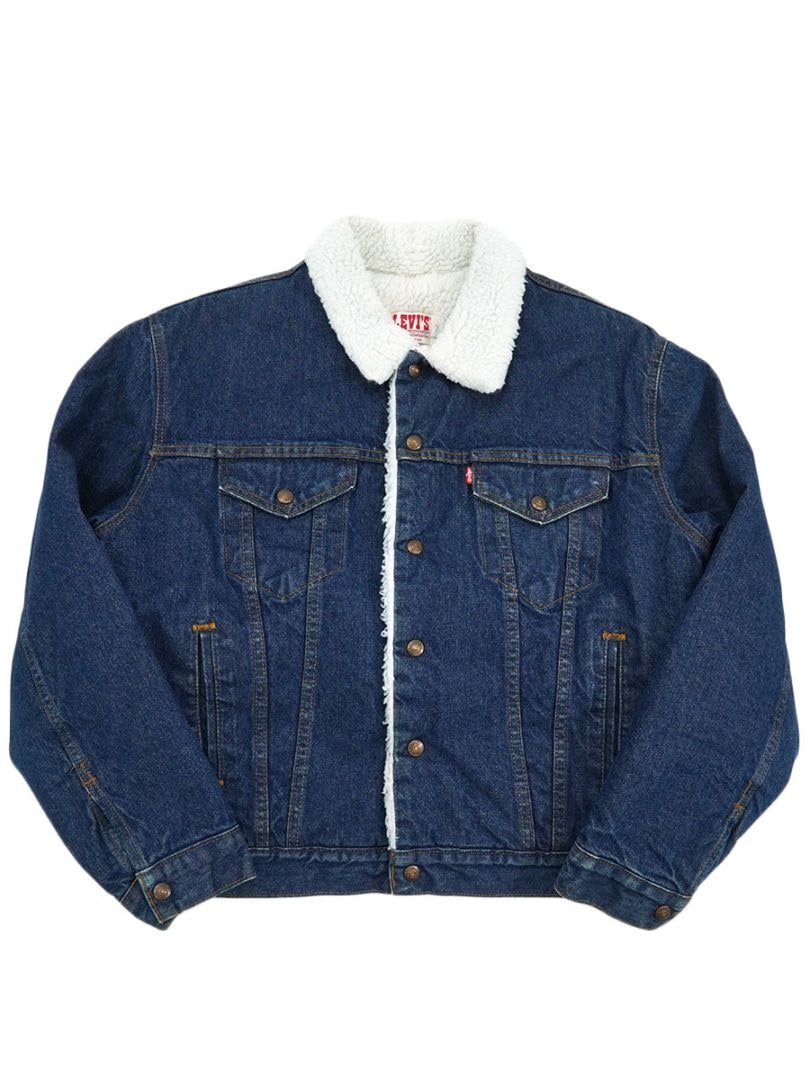 80's Levi's 70605 デニムボアジャケット 濃紺 表記(42) | すべての