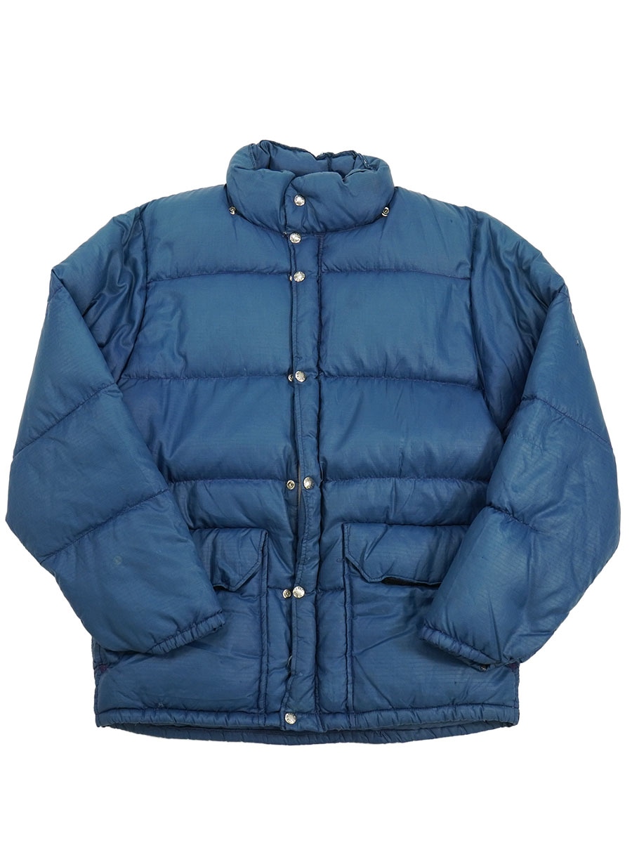 70's 茶タグ THE NORTH FACE リップストップ ダウンジャケット