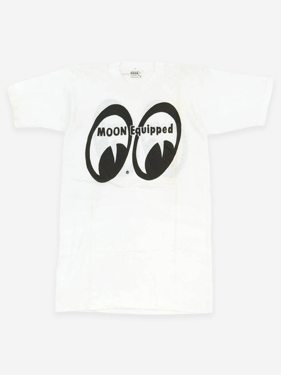 50's MOON Equipment co. ''MOON Equipped'' T-shirt MADE IN JAPAN Size(S) DEAD STOCK