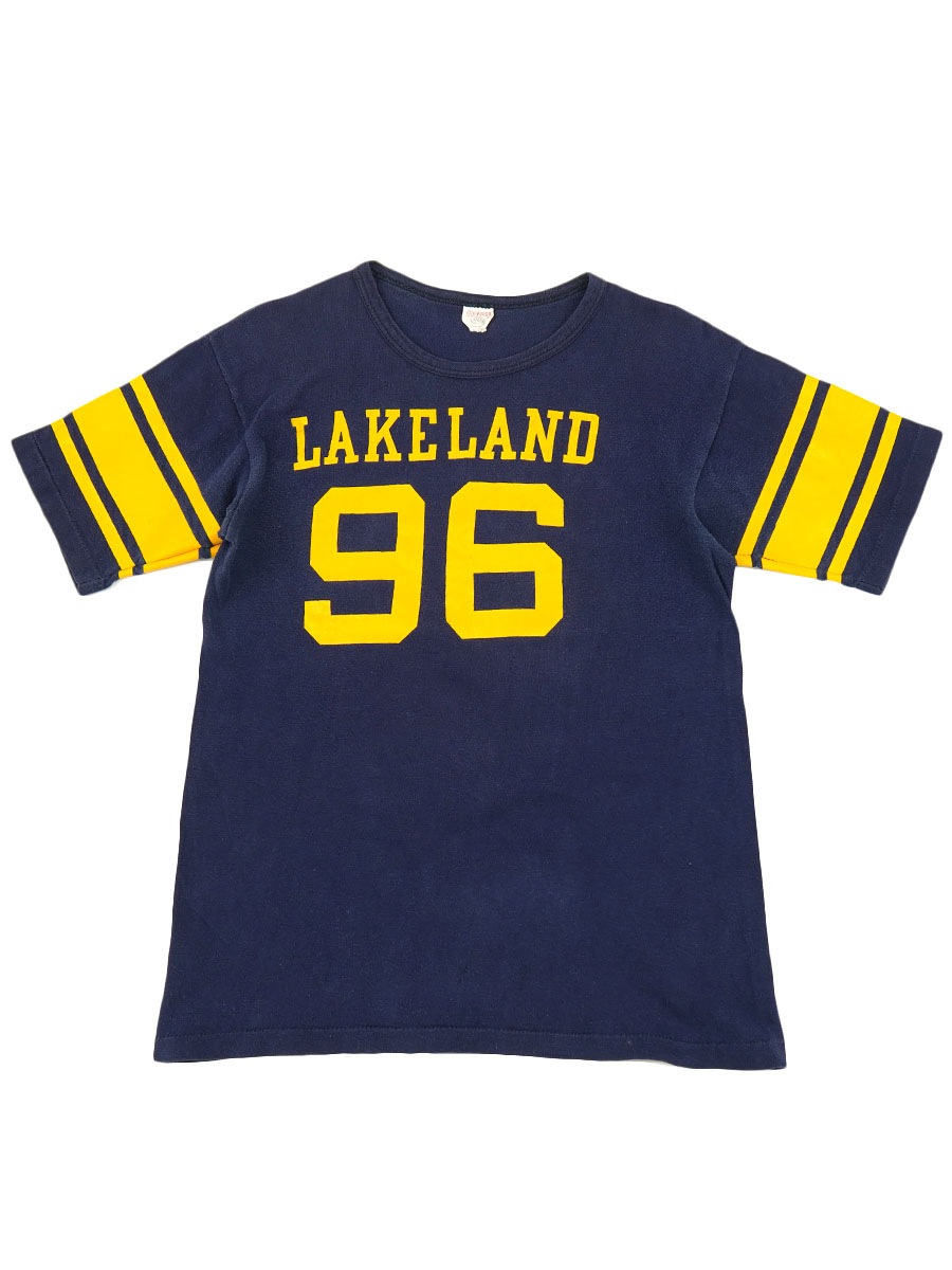 60's ランタグ チャンピオン ''LAKELAND'' 両面ナンバリング 袖ライン