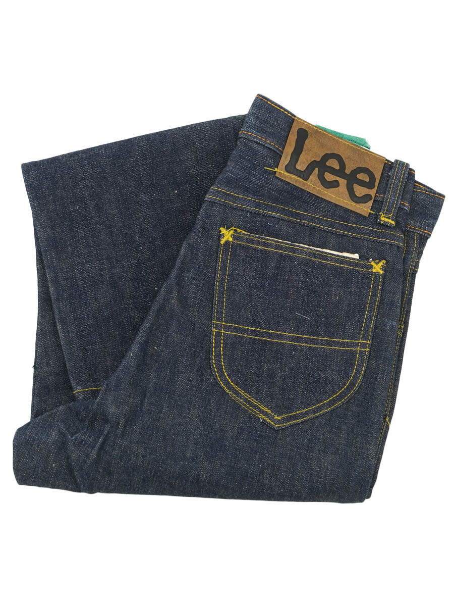 40's～ Lee 109-B 股リベ デニムパンツ 濃紺 表記(6) DEAD