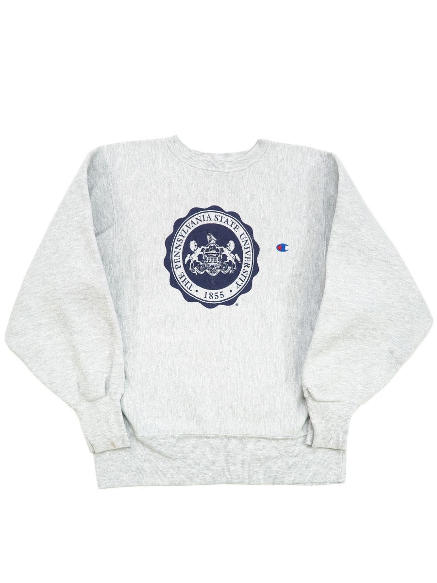 90's 刺繍タグ チャンピオンRW ''PENNSYLVANIA'' Cマーク入り 表記(M