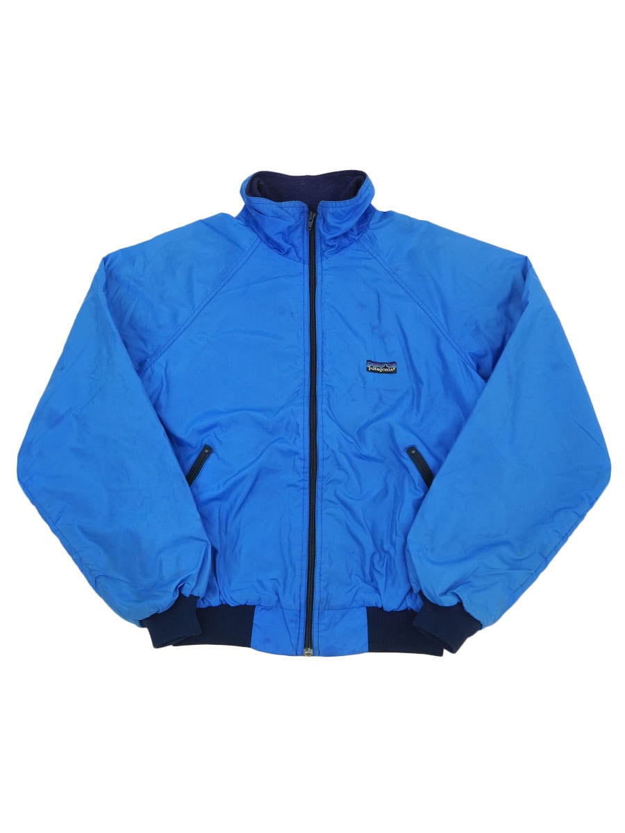 80's パタゴニア シェルドシンチラジャケット ロイヤル 表記(M)