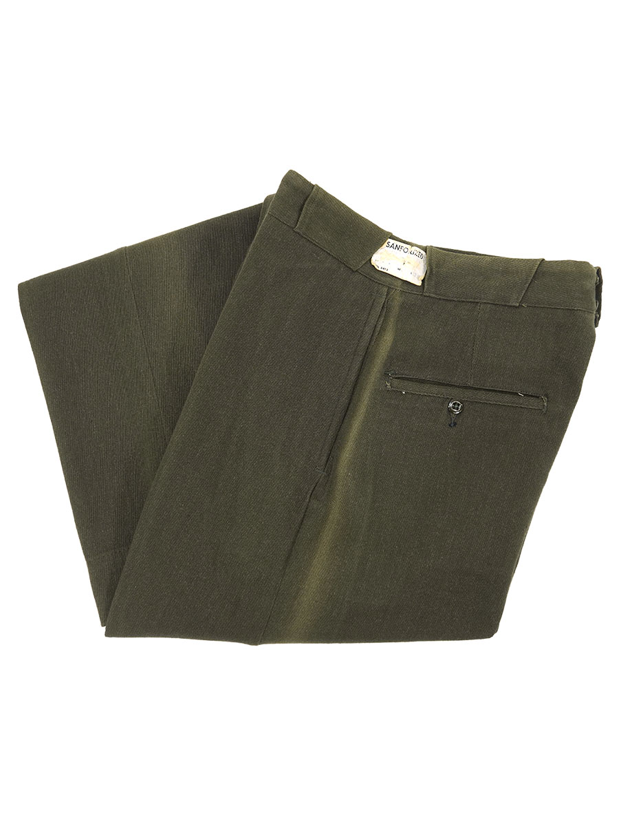 60's ウィップコードパンツ オリーブ 表記(31x32) DEAD