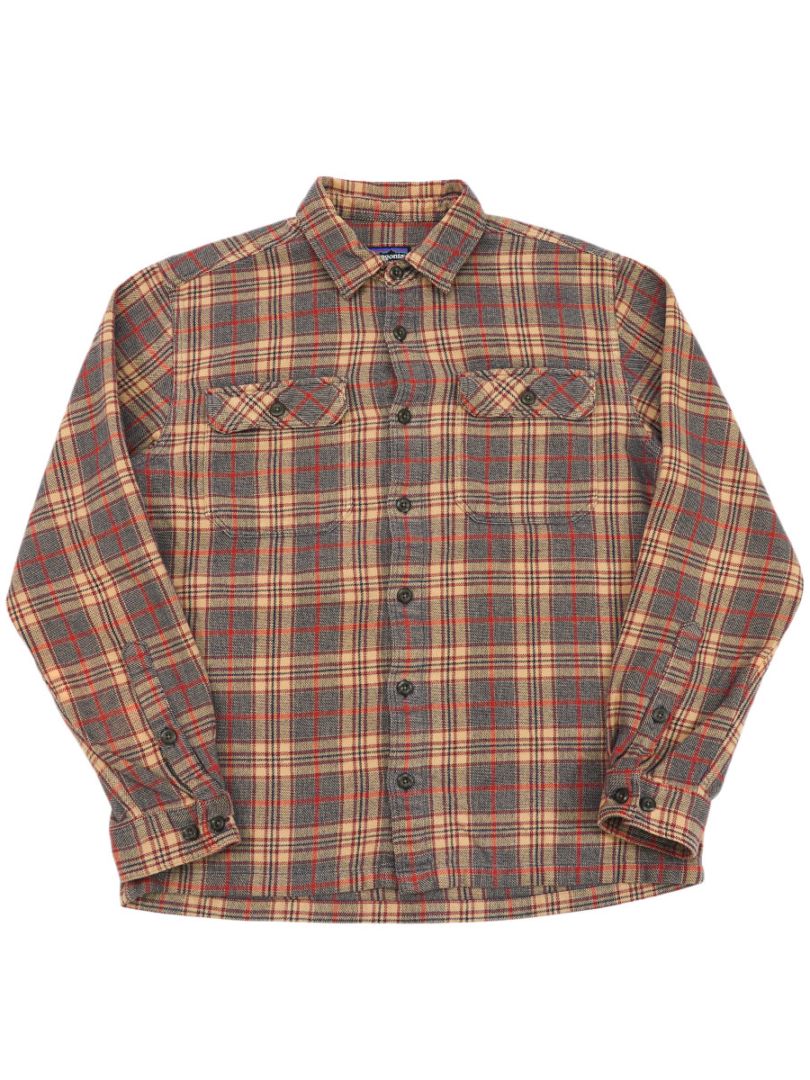 12 パタゴニア オーガニックコットン フィヨルドフランネルシャツ 表記