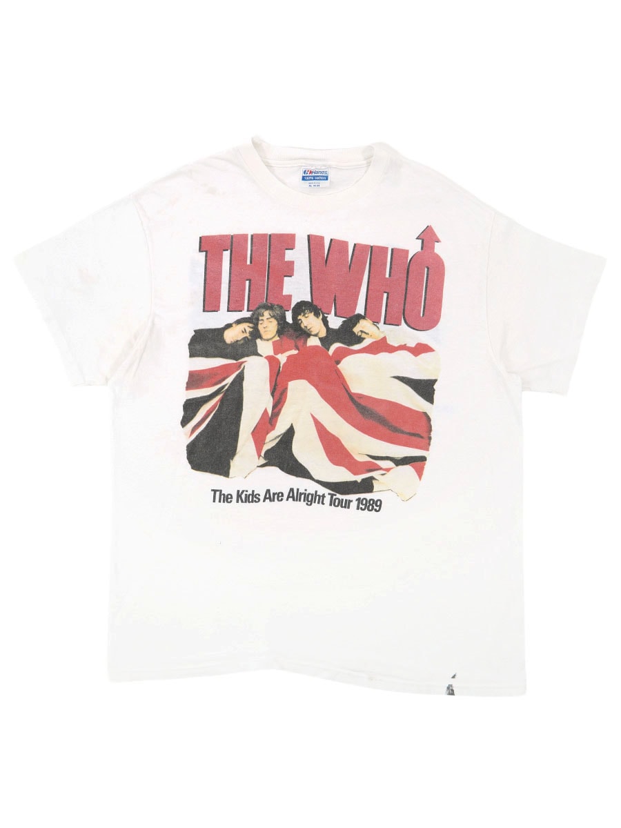 80's Hanes ''THE WHO The Kids Alright Tour 1989'' 両面プリント