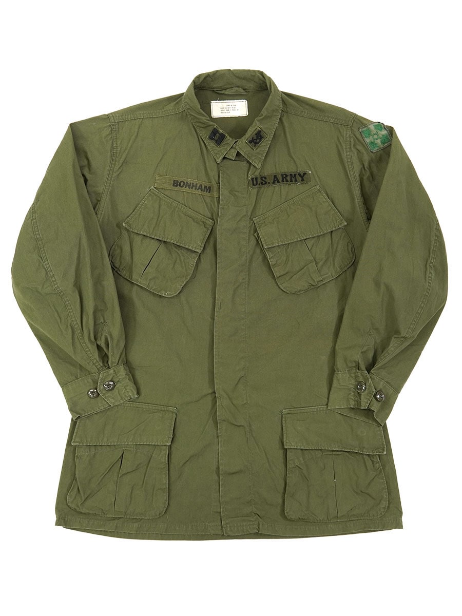 us.army ジャングルファティーグ ノンリップ 60's U.S.ARMY ジャングルファティーグJKT 3rd ノンリップ 表記(MEDIUM