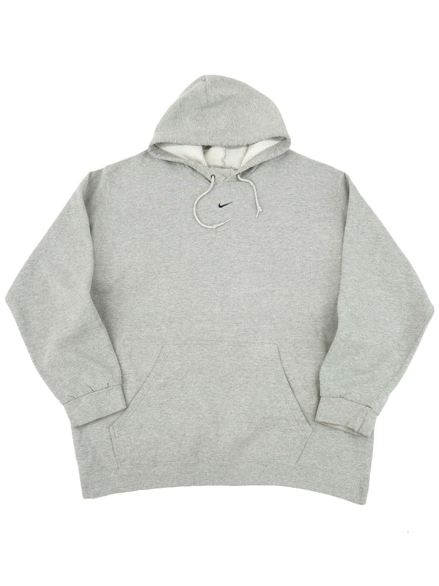 90's～ NIKE センタースウォッシュ スウェットパーカー 杢グレー 表記