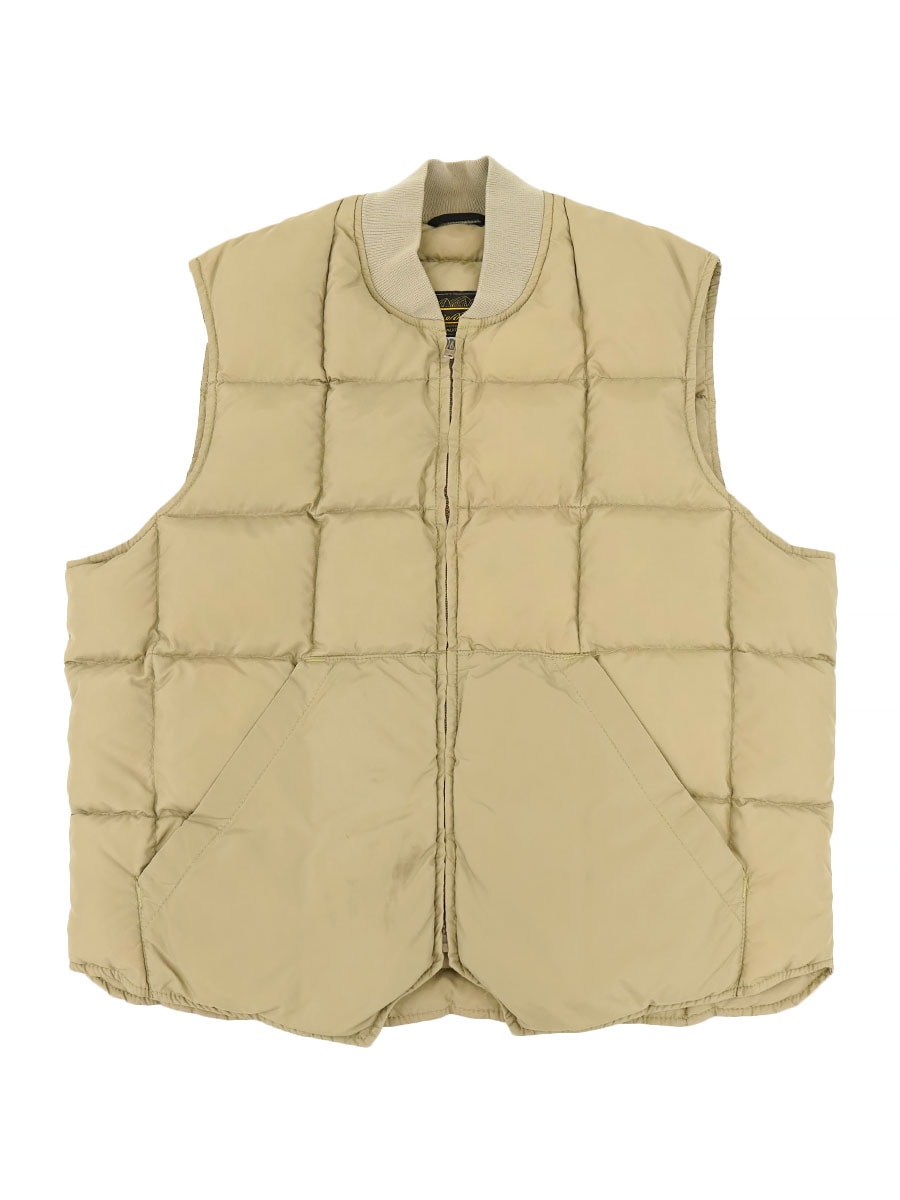80's 黒タグ エディバウアー キルティングステッチ ダウンベスト 表記