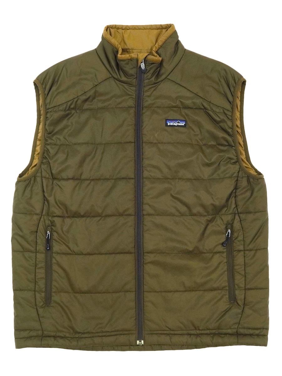 09 パタゴニア マイクロパフベスト ヘナブラウン 表記(L) パッカブル