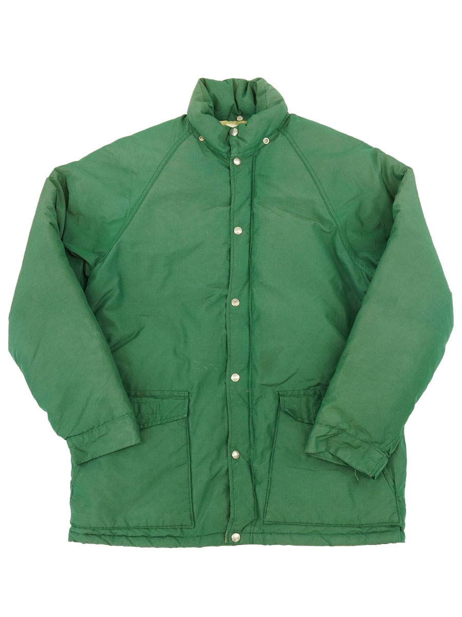 70's SIERRADESIGNS 2ポケ ダウンジャケット グリーン 表記(L)