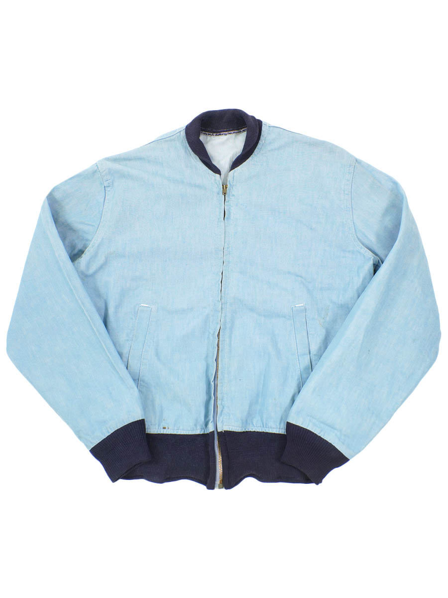 50's Levi's LIGHTER BLUES フルジップ デニムジャケット 実寸(36位)