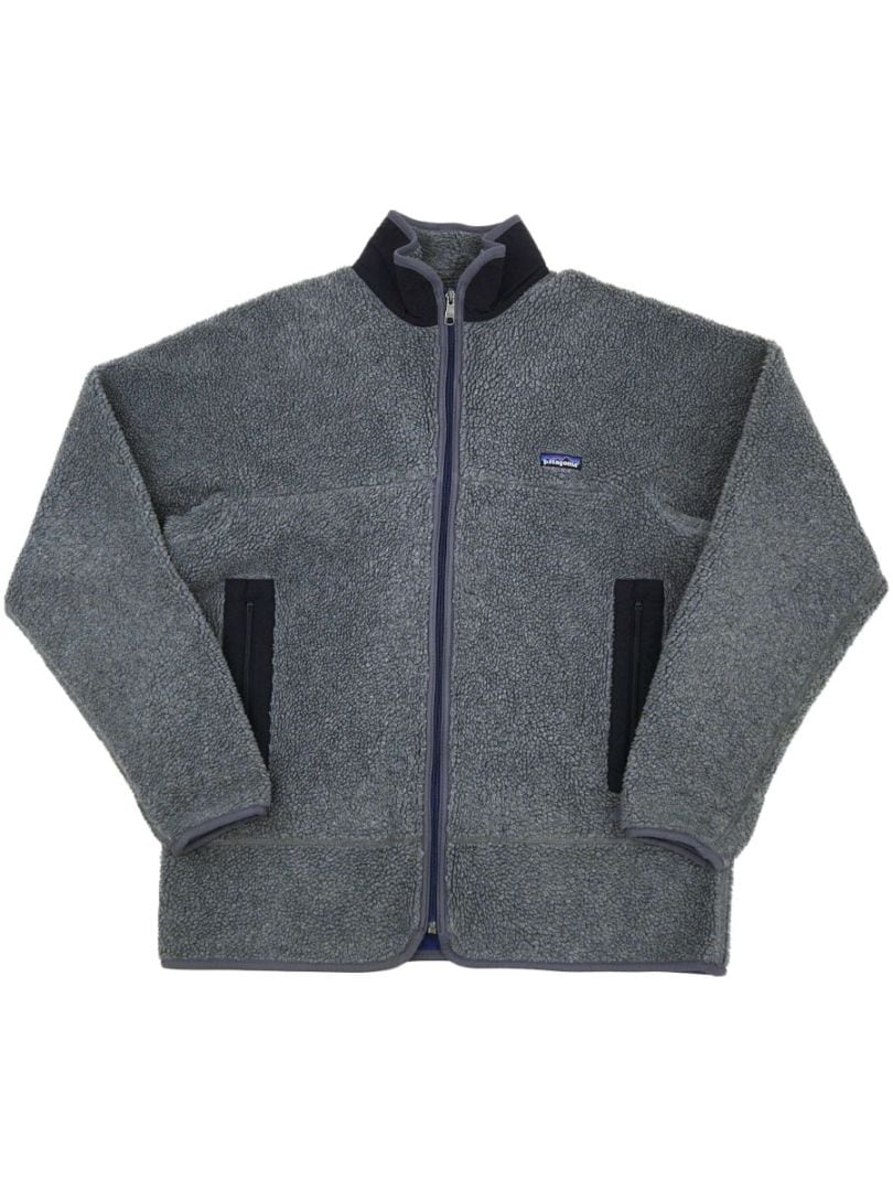 90's パタゴニア レトロX チャコールヘザー/ストームブルー 表記(XL) USA製