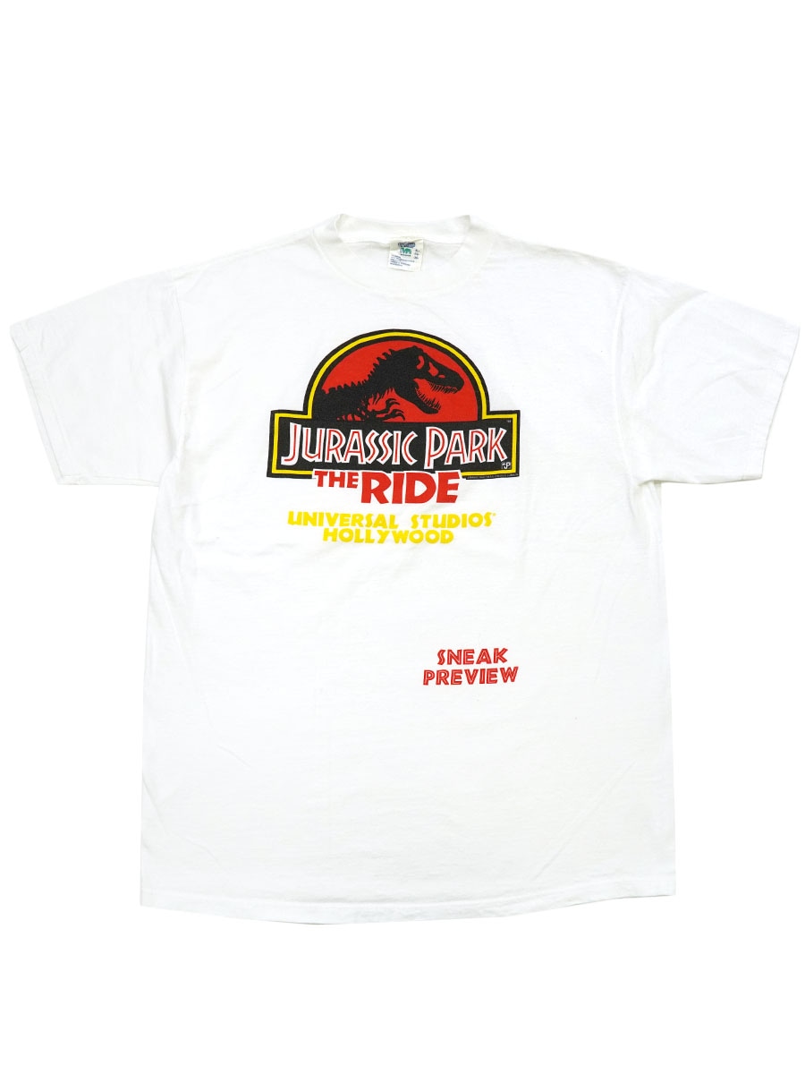 90's Winterland ''JURASSIC PARK THE RIDE'' プリントTシャツ 表記(XL) USA製