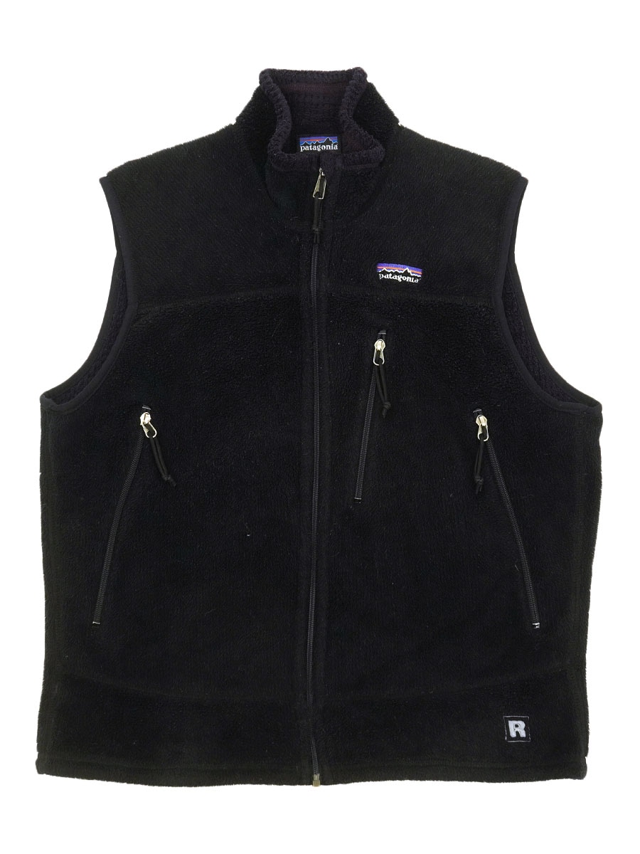 01 パタゴニア R4ウィンドブロックベスト ブラック/マジェスティック
