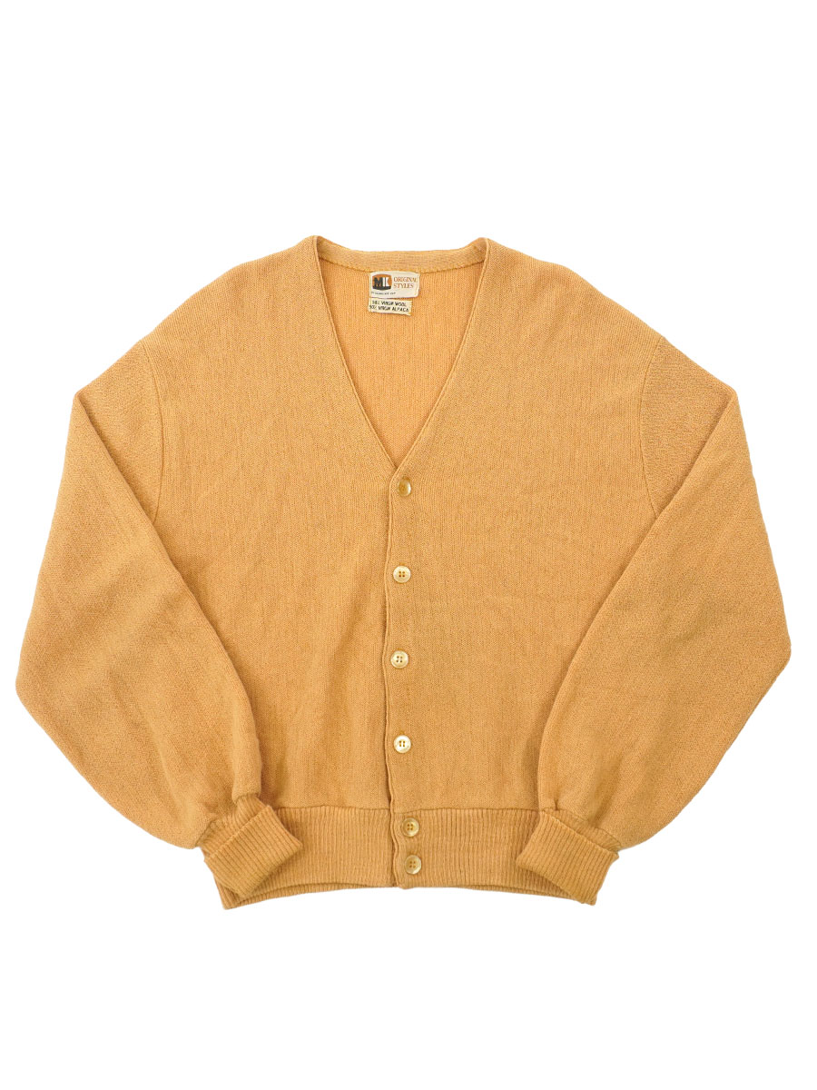 60's ORIGINAL STYLES BY MILWAUKEE KNIT アルパカ ウールカーディガン
