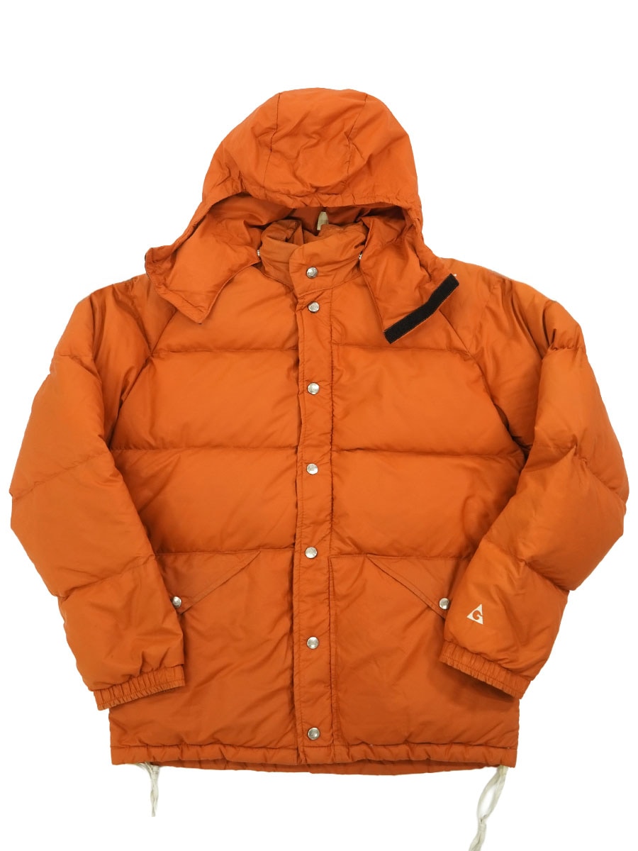 80's GERRY フード付き ダウンジャケット オレンジ 実寸(M位) USA製