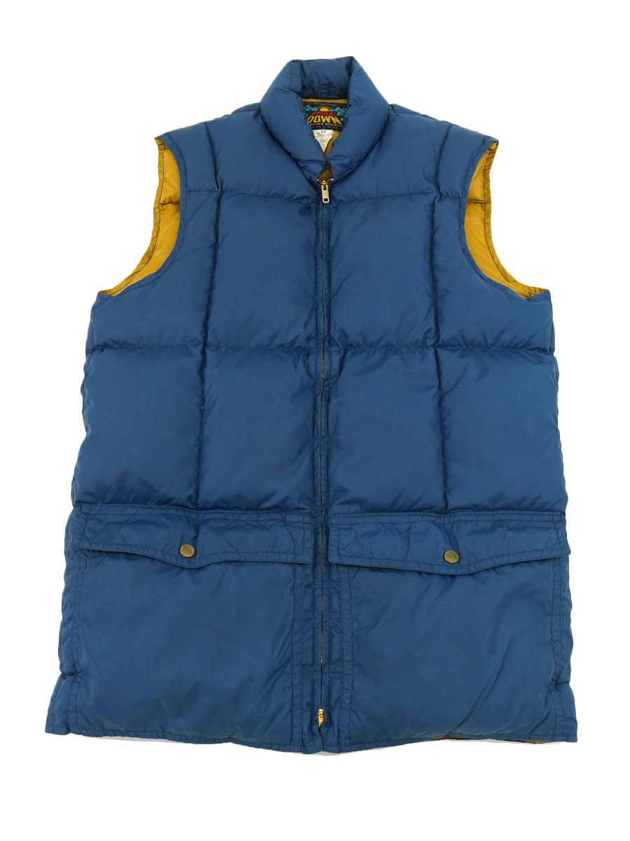 Eddie bauer ダウンベスト 日の出タグ　50s 60s 60's 日の出タグ Eddie Bauer キルティング ダウンベスト 表記(XS