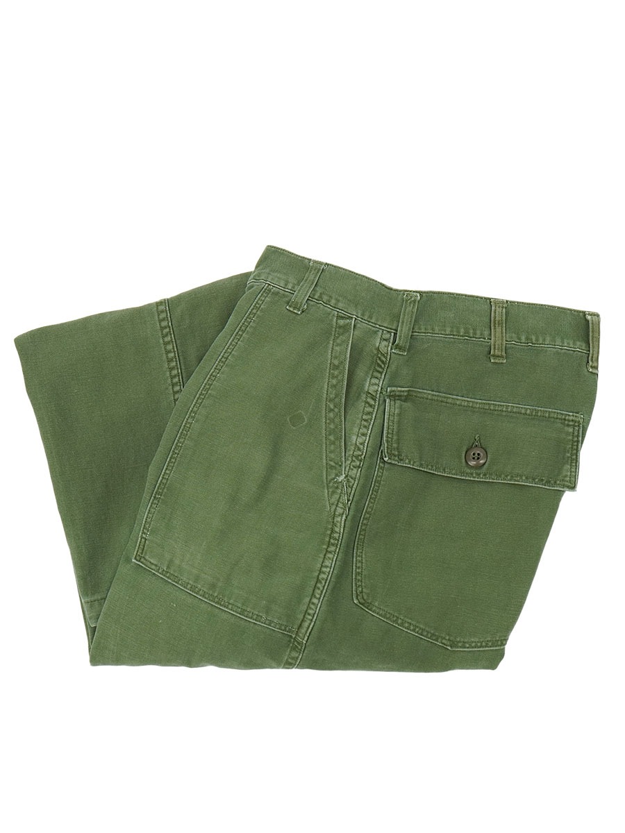 60's～ U.S.ARMY ベイカーパンツ ジッパーフライ 実寸(30x28位)