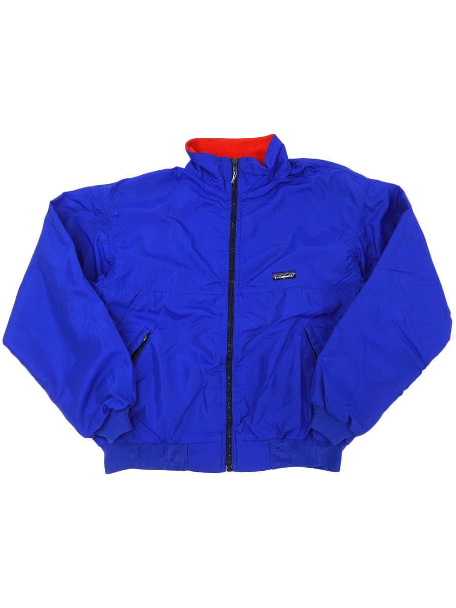 88 パタゴニア シェルドシンチラジャケット コバルト 表記(L) USA製