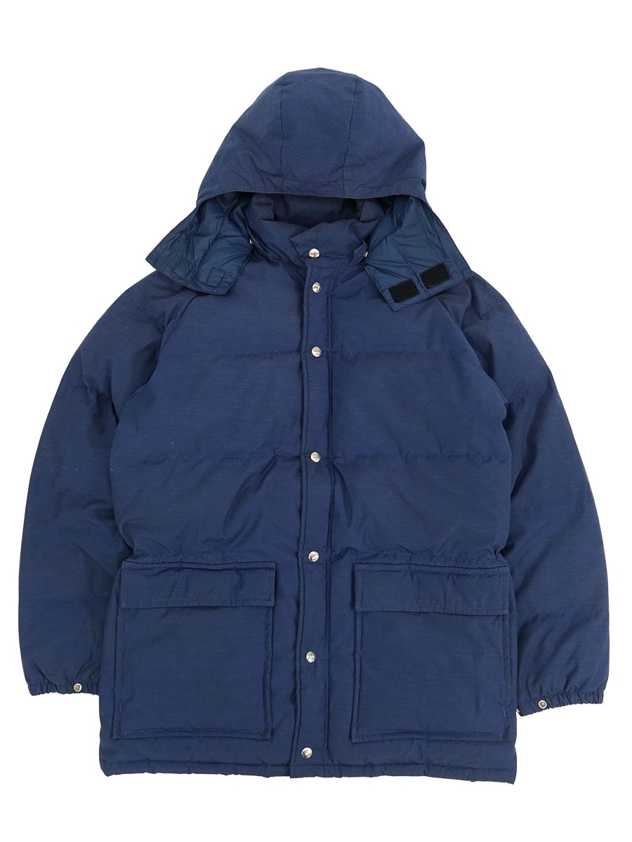 70's EASTERN MT. SPORTS フード付き ダウンジャケット ネイビー 表記