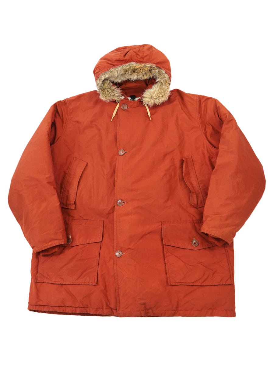 70's Woolrich アークティックパーカ レンガ 表記(XL)