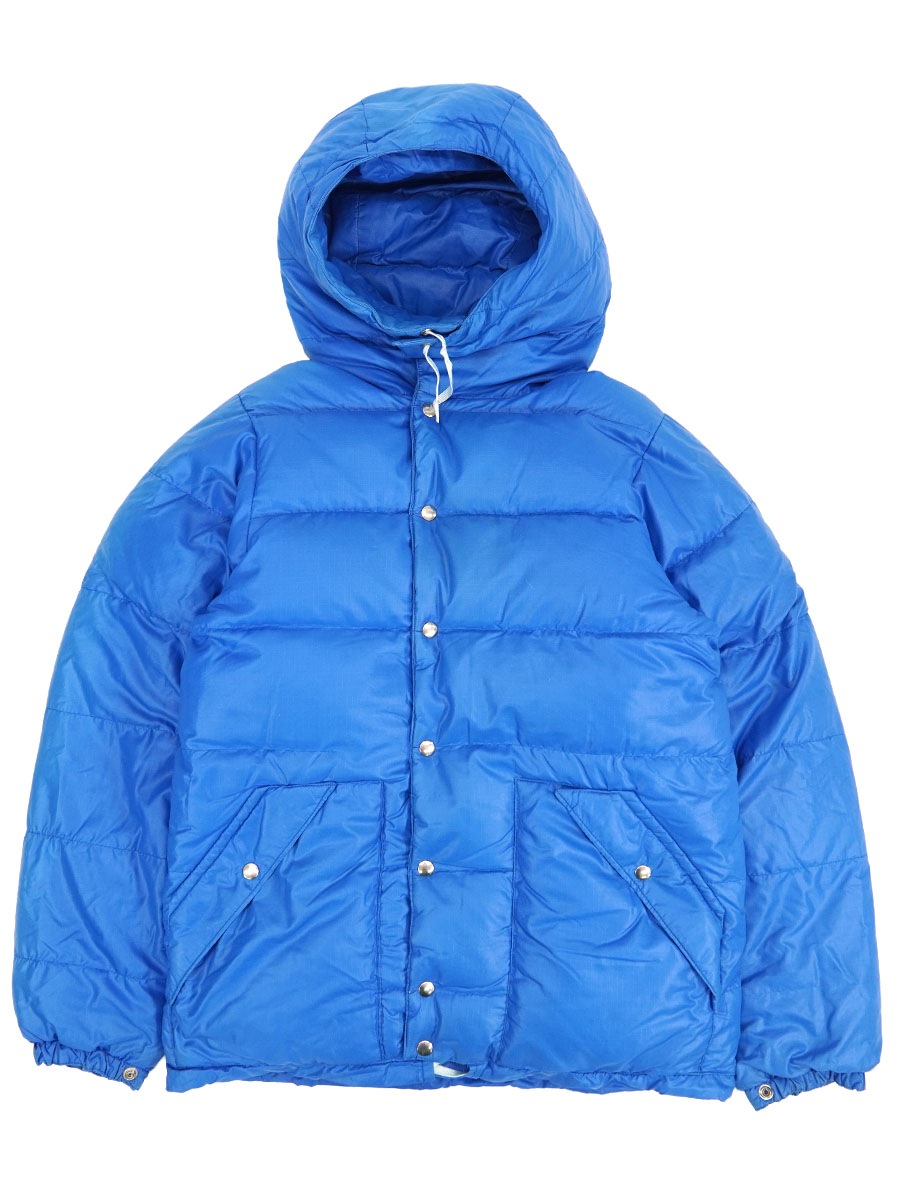 70's REI RECREATIONAL EQUIPMENT, INC. エクスペディションパーカ ブルー 表記(S)