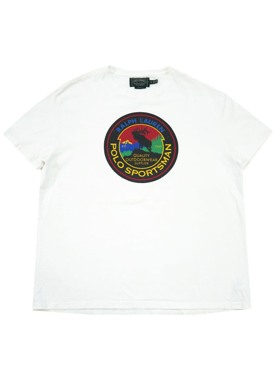 90's POLO COUNTRY ''POLO SPORTSMAN'' Tシャツ 表記(XL)