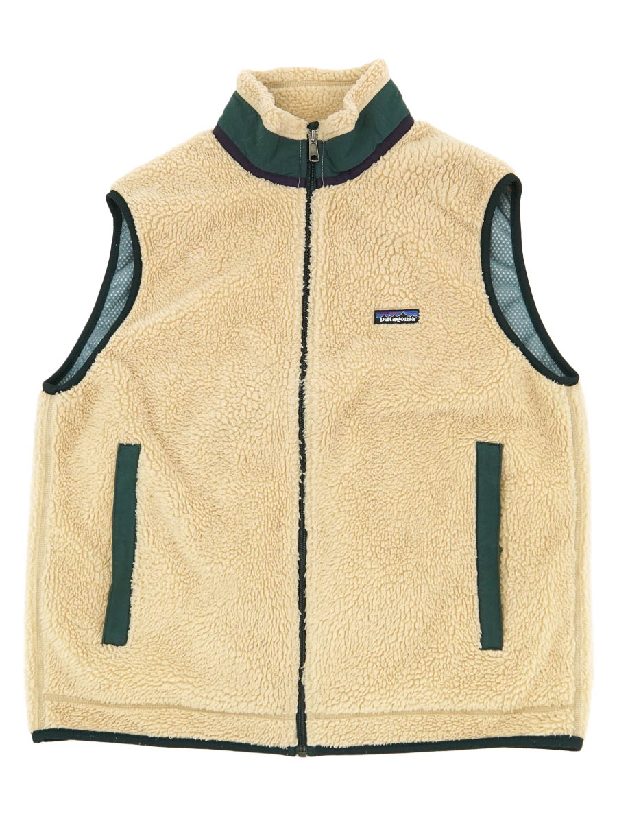 97 パタゴニア レトロXベスト ナチュラル/ハンター 表記(L) USA製
