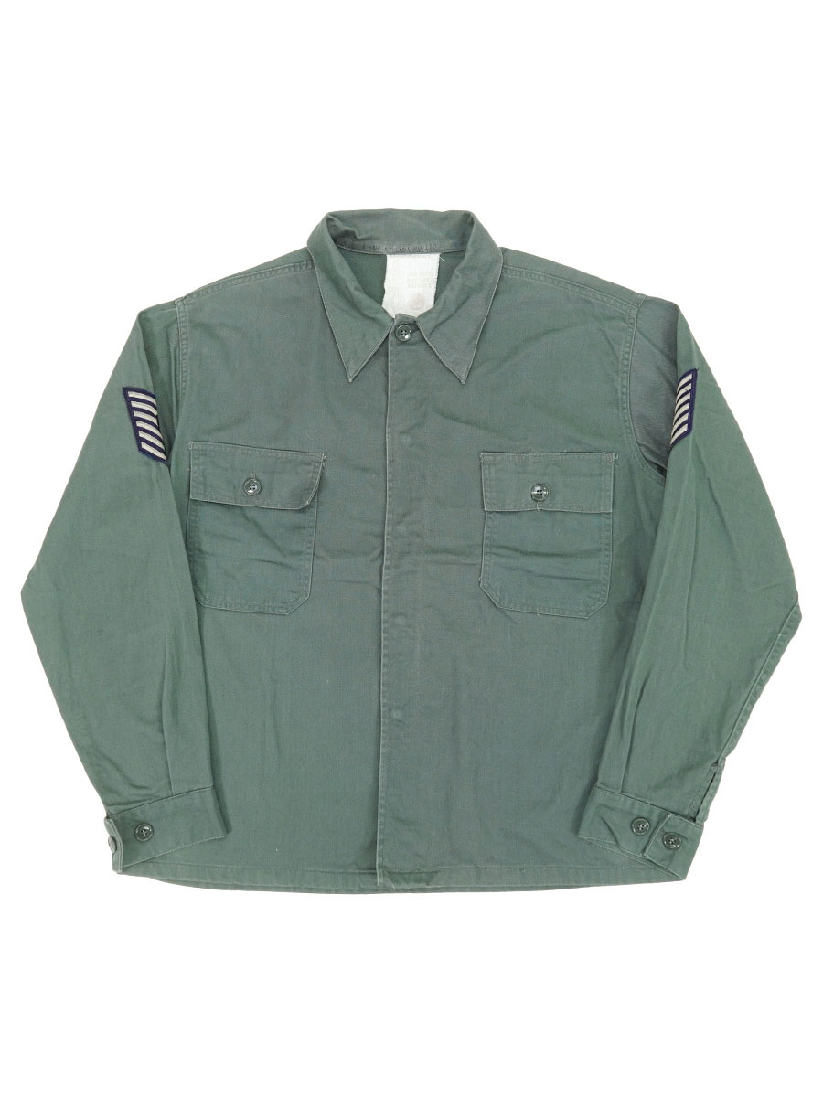 50's Buccaneer U.S.AIR FORCE ユーティリティシャツ セージグリーン 表記(LARGE) スナップボタン