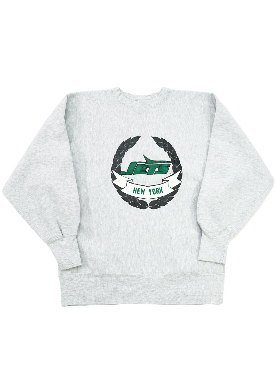 90's 刺繍タグ チャンピオンRW ''New York Jets'' NFL 表記(L) USA製
