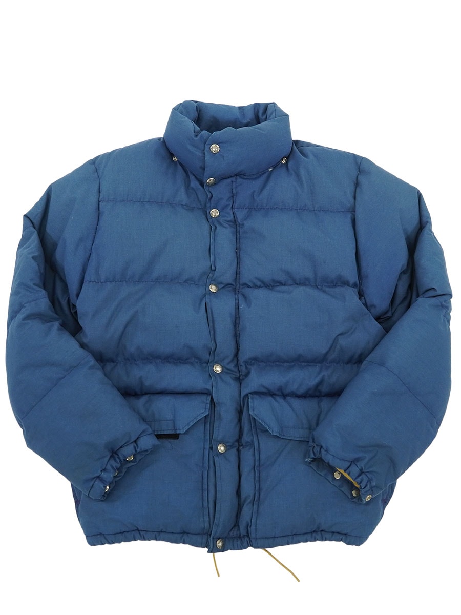 70's 茶タグ THE NORTH FACE ダウンジャケット ネイビー 表記(M