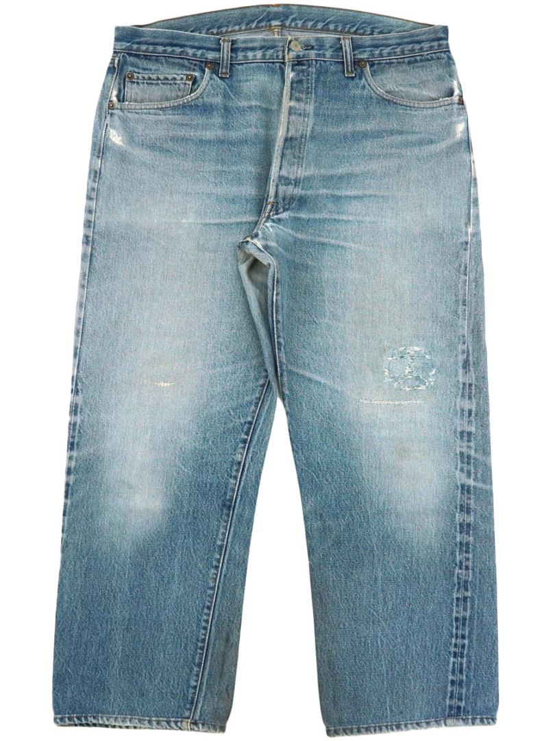 80's Levi's 501 赤耳 デニムパンツ 味ありリペア 良雰囲気 実寸(36x26.5位)